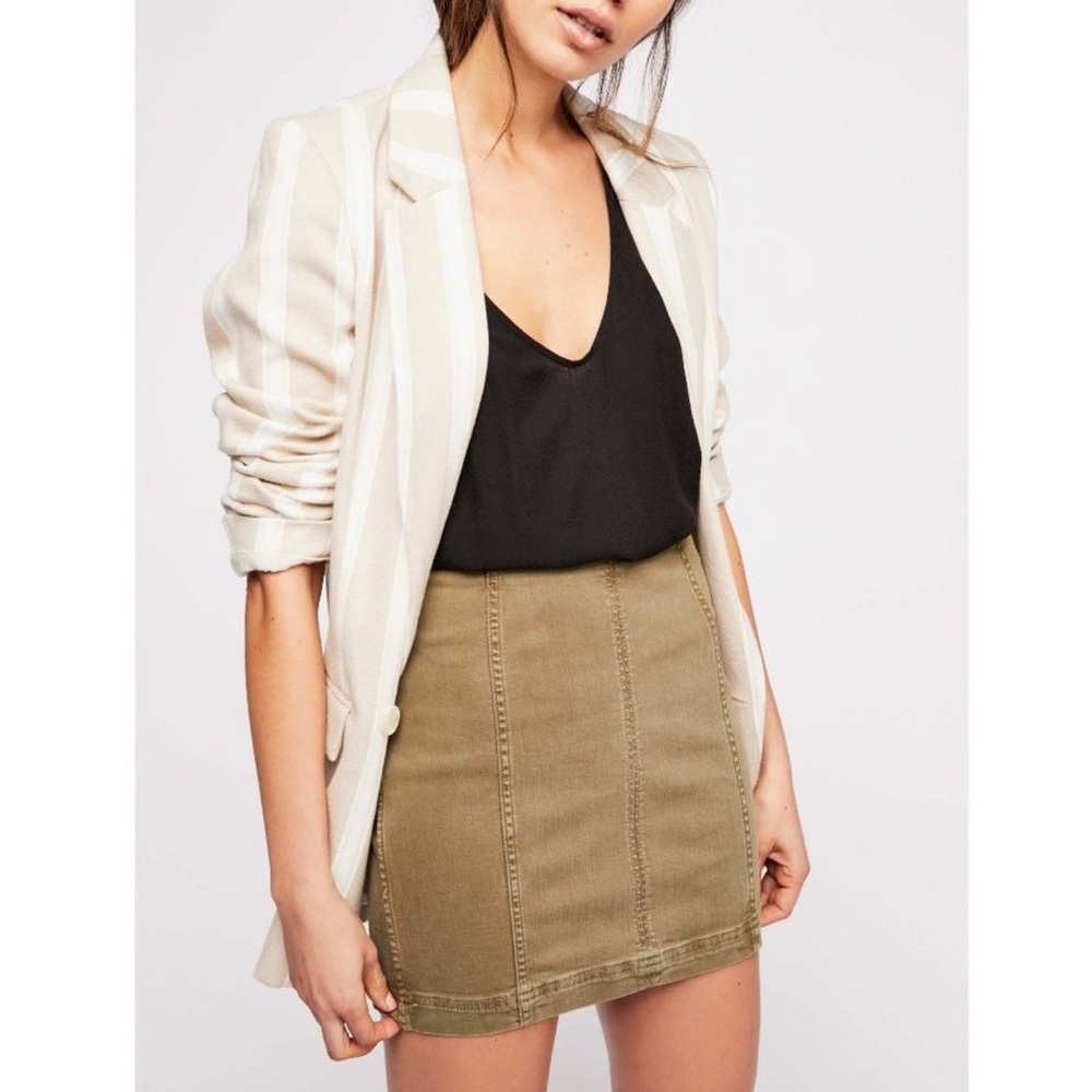 Free People Femme Denim Skirt